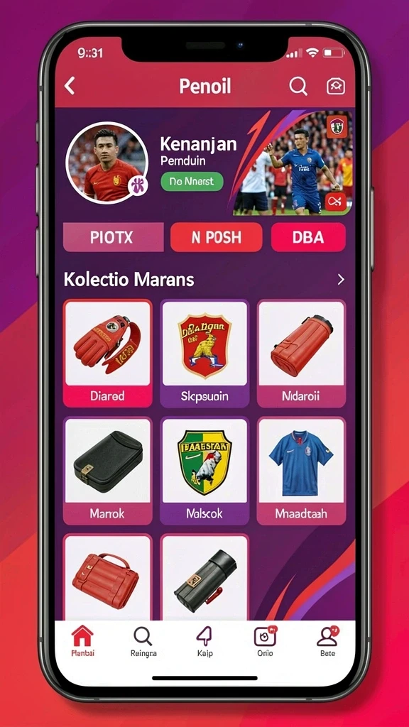 567luck - Tampilan antarmuka yang menarik dan mudah dinavigasi.