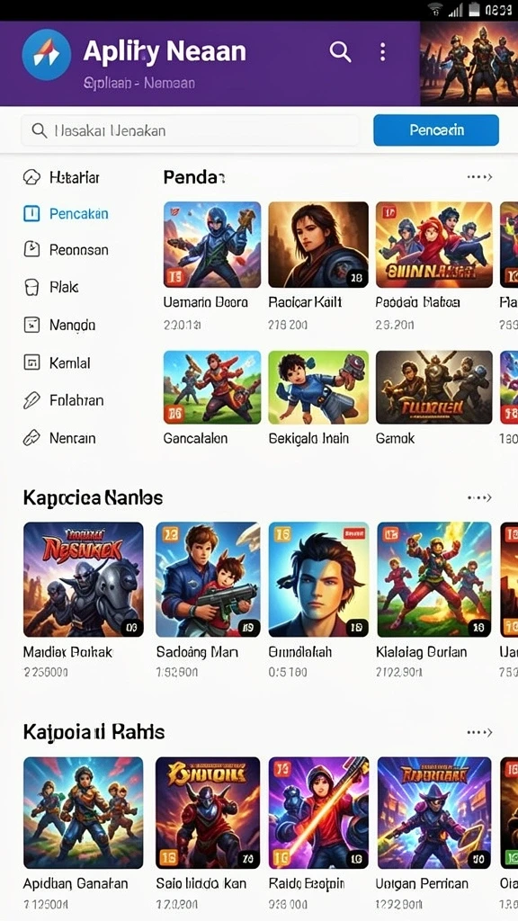 99rp - Tangkapan layar menampilkan karakter utama dalam aksi.