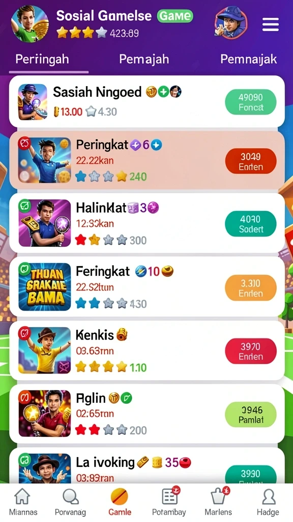 nona88 - Tampilan antarmuka yang modern dan intuitif.