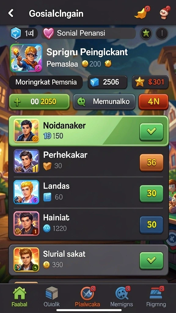 raja288 - Tampilan antarmuka yang menarik dan intuitif.